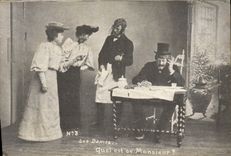 VINTAGE POSTCARD Fantasy Women Ladies Which is Mister