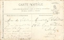 VINTAGE POSTCARD Fantasy Woman Caster hammer