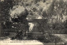 VINTAGE POSTCARD Sidi Bel Abbès the Public garden the death of Orphee