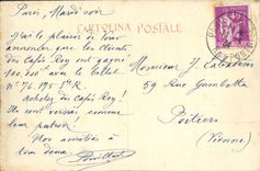 POSTAL Roma de la VENDIMIA el d Agrippa del panteón