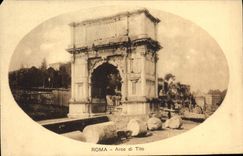 POSTAL Roma Arco di Tito de la VENDIMIA