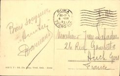 Romano de Roma Foro de la POSTAL de la VENDIMIA