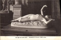 VINTAGE POSTCARD Hoursolle Pierre Musee of Bordeaux This old is without pity