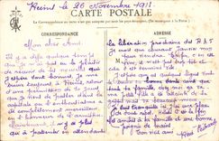 VINTAGE POSTCARD Fantasy songs of Botrel By the little finger Folklore