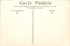 Burdeos de la POSTAL de la VENDIMIA el puente de piedra y el Saint Michel de la iglesia