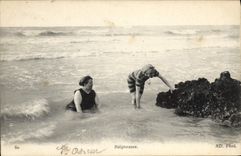 VINTAGE POSTCARD Fantasy Women Bathers