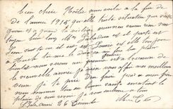 VINTAGE POSTCARD Fantasy Woman Bugle of victory