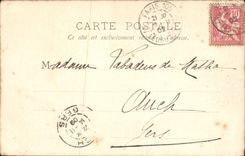 VINTAGE POSTCARD Park Paris Heap