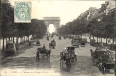 CPA Paris L'Avenue Des Champs Elysees