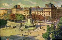 CPA Paris Place De La Republique