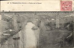 CPA Thouars Viaduc Sur Le Thouet