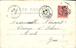 VINTAGE POSTCARD Tulle Panoramic View