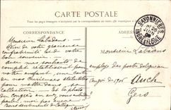 VINTAGE POSTCARD Savonnieres Cellars Gutters the Cascade