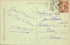 VINTAGE POSTCARD Surroundings De Pacy On the Eure Castle De Neuilly