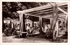 VINTAGE POSTCARD Vichy Park Of the Sources the Pergola