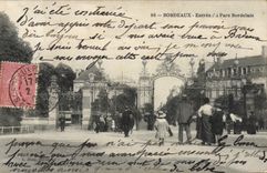 CPA Bordeaux Entree parc Bordelais