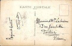 VINTAGE POSTCARD La Rochelle Gross Clock