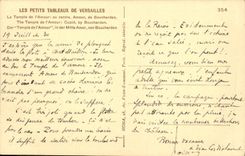 CPA Versailles Le temple de l'amour Bouchardon 