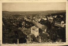 VINTAGE POSTCARD Panorama On Royat And Clermont Ferrand seen of the Paradise has Royat