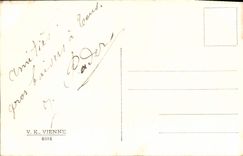 VINTAGE POSTCARD Merry Easter Child wife Cock Hen