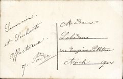 VINTAGE POSTCARD a Soft Kiss Fantasy Woman