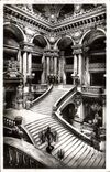 VINTAGE POSTCARD Paris Staircase of the opera