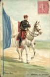 VINTAGE POSTCARD Fantasy General of Militaria division