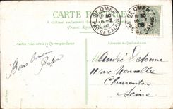 CPA Fantaisie Un secours Militaria