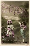 VINTAGE POSTCARD Fantasy Children Sainte Marie
