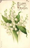 CPA Fantaisie Fleurs Muguet