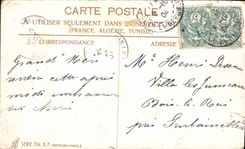 VINTAGE POSTCARD Fantasy Children Piano Rabbit