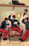 CPA Partie Interessante Militaria