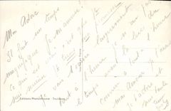 VINTAGE POSTCARD Fantasy Cow the city in the countryside