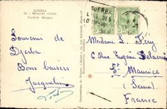 POSTAL MODERNA mezquita del turco de Jerba