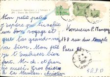 POSTAL MODERNA 'África baila colores del clavo Túnez de Ouled