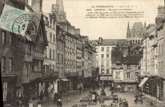 La POSTAL Normandía Lisieux de la VENDIMIA va a la cerámica