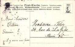 CPA Fantaisie Fleurs Automobile