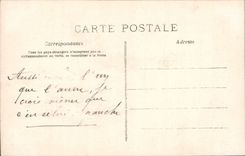 VINTAGE POSTCARD Fantasy Woman Poisson Pig