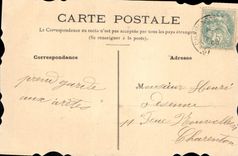 CPA Fantaisie Poisson 1er Avril