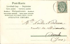 CPA Fantaisie Fleurs Souvenir Affectueux Hirondelles