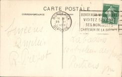 CPA Bordeaux Le Monument Des Girondins et le Cours du Marechal Foch