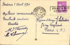 CPA Bordeaux Le Monument Des Girondins