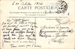 VINTAGE POSTCARD Morlaix Viaduct Seen from De I' Town hall