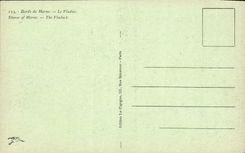 VINTAGE POSTCARD Edges Of the Marne the Viaduct