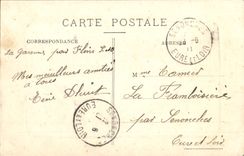 CPA Les Mureaux Le Grand Pont Bateau