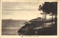 CPA Paimpol Les Falaises