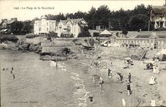 VINTAGE POSTCARD the Beach Of Noveillard Pornic