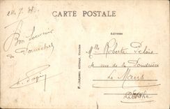 VINTAGE POSTCARD Pornichet View Of the Beach Taken Of the Rocks