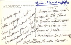 CPM Les Sites Merveilleux De La Cote D'Azur Menton La vieille ville vue du port 