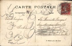 VINTAGE POSTCARD Montreuil Under Wood the Church